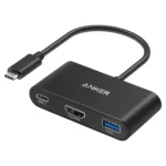 موزع انكر باور اكسباند 3 في 1 بمنفذ USB-C مع دعم توصيل الطاقة (PD)
