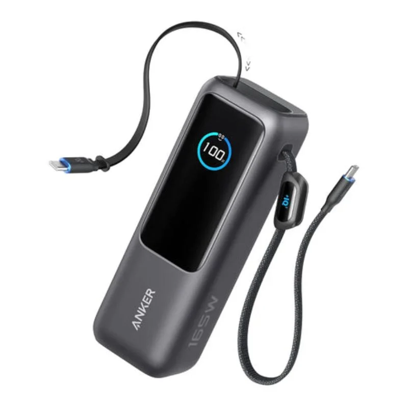 AnkerZoloPowerBank25K165W_3-1773843652.webp باور بانك أنكر زولو 10000 مللي أمبير، 22.5 واط، كابل USB-C مدمج - الصورة 1