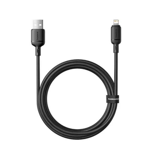 بايسوس Silky Series كابل، من USB-A إلى لايتينج، 2.4 أمبير، 2 متر