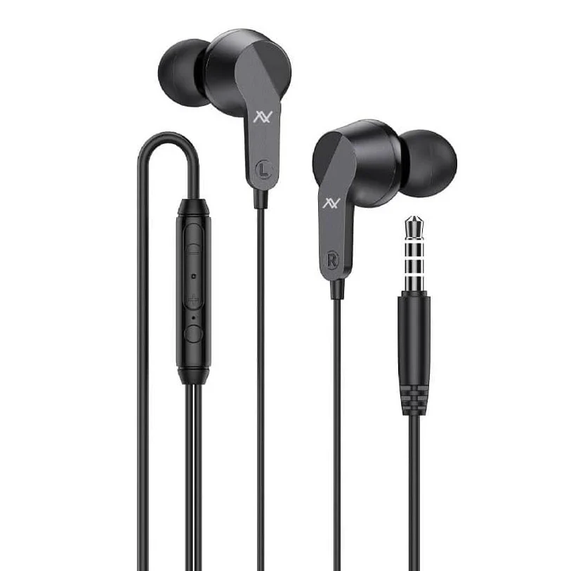 HP667-1742302136.webp L'avvento Wired Earphone With Mic And Volume Control 3.5mm - Image 1
