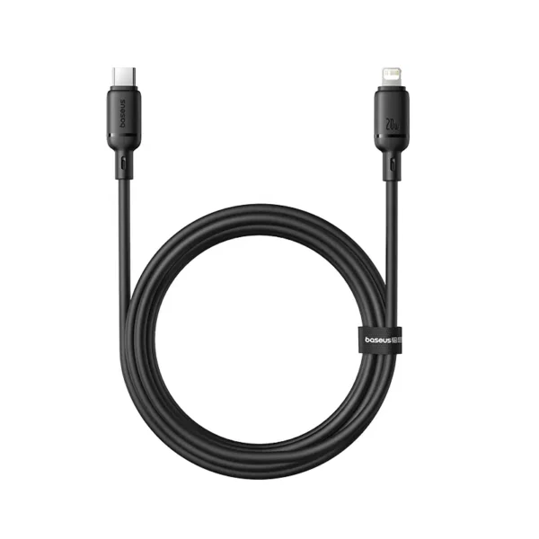 بايسوس Silky Series كابل، من Type-C إلى لايتينج، 20 واط ، 1 متر