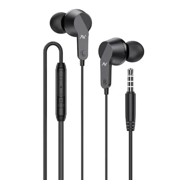 L'avvento Wired Earphone With Mic And Volume Control 3.5mm