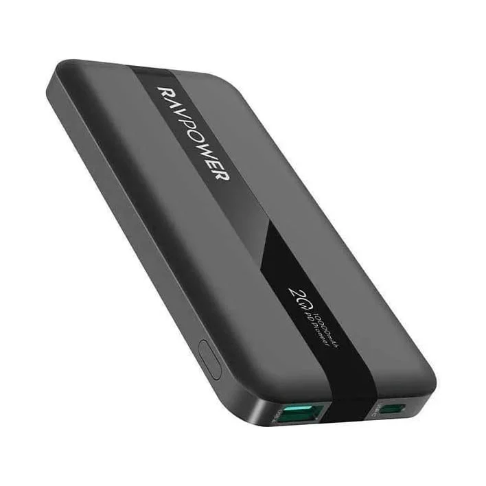 RP-PB1236-1742813769.webp RAVPower RP-PB1236 PD 20W 2 Port 10000mAh Power Bank - Image 1